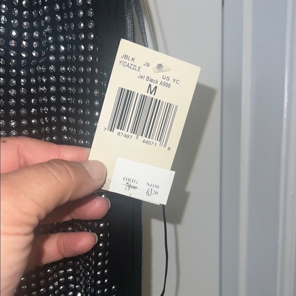 Guess Black and White Studded Tank Top - Picture 5 of 6